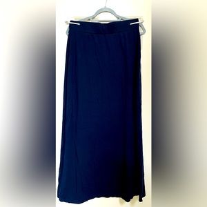 Boden navy blue stretchy maxi skirt